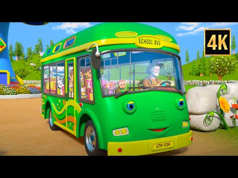 Wheels on the Bus Go Round and Round & More Nursery Rhymes for Kids