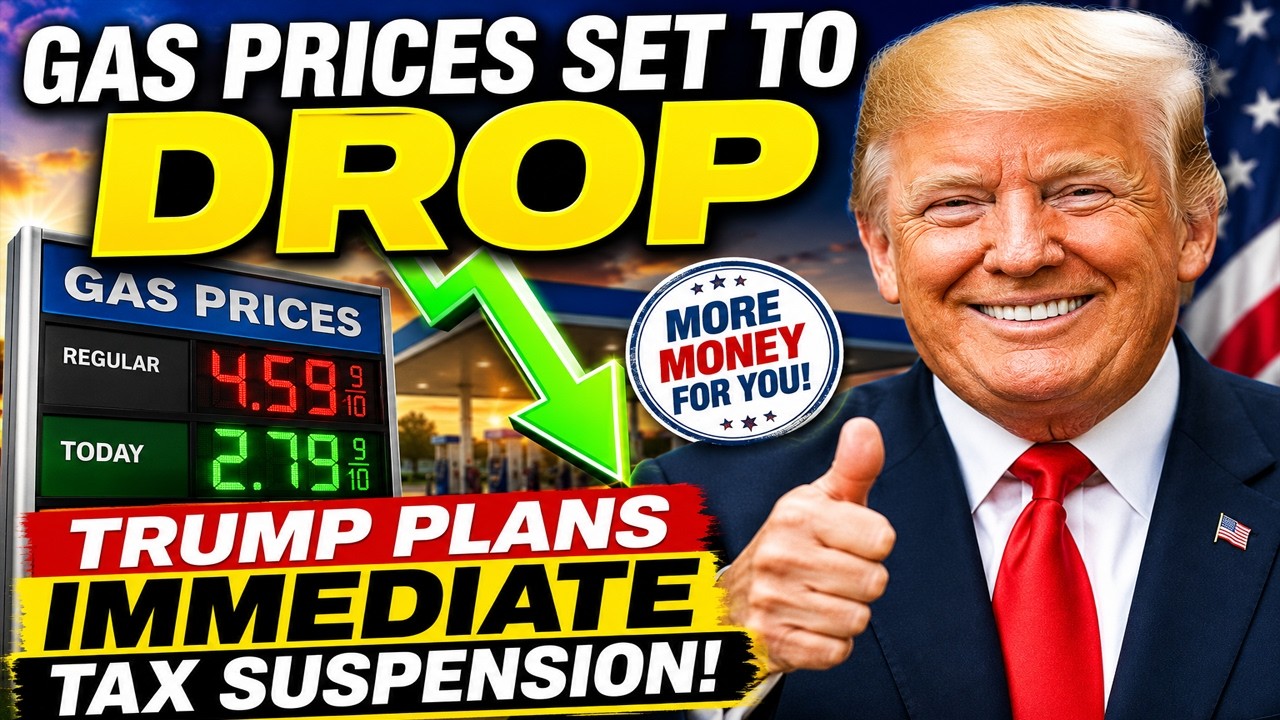 Gas Prices Set to DROP – Trump Plans Immediate Tax Suspension!
