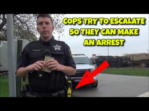 Aggressive Cops Escalate The Situation But Lose