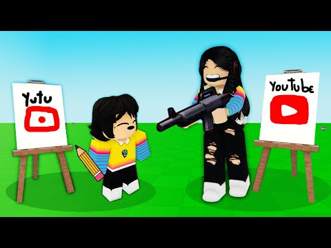 DIBUJA EL LOGO CORRECTO O MUERE ✏️💀 en roblox con mi hermanita | paolazgames