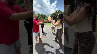 WATER BALLOON TOSS 😅 #challenge