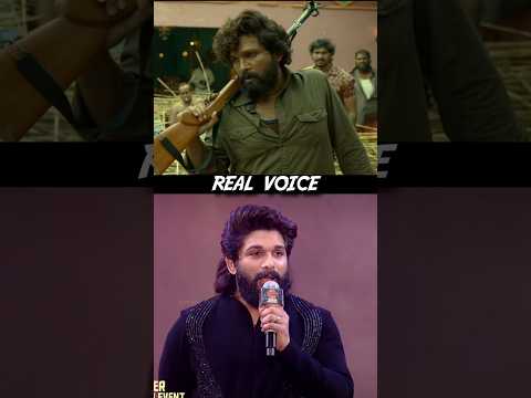 Pushpa Real Voice VS Badge99 Voice #pushpa