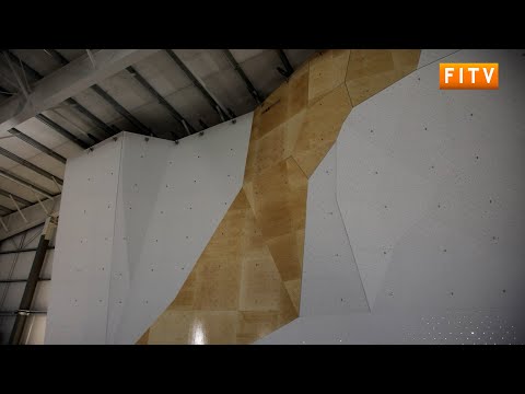 YouTube video thumbnail: Climbing Wall is Installed in the new Sports Centre