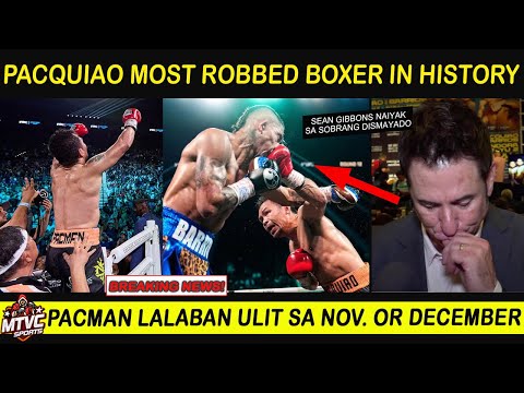 PACQUIAO Naka-'UNLOKED New Boxing Record | Gibbons Naiyak Pacman may Laban Ulit