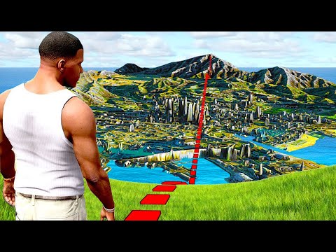 Ik Kruiste De GTA 5 Map In Een Perfect Rechte Lijn!