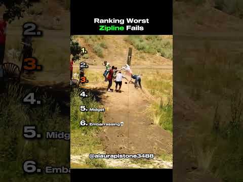 Ranking Worst Zipline Fails