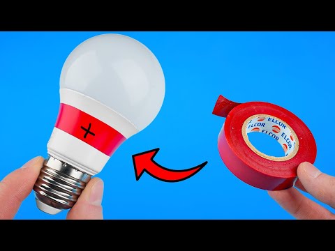 How to make an ETERNAL LED LIGHT BULB, with your own hands