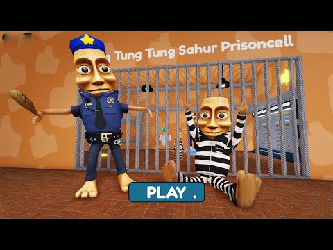 POLICE TUNG TUNG TUNG SAHUR! in BARRY’S PRISON RUN! Full Gameplay NEW OBBY