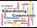 Exploring Subordinating Conjunctions: Since, When, After, Because, If