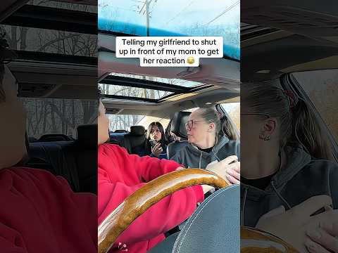Disrespecting my girlfriend in front my mom to see her reaction #funny #haaha #funnyprank #couple