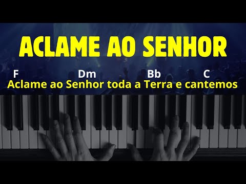 Aclame ao Senhor - Felipe Rodrigues | Aula de Teclado com Wiliam Silva