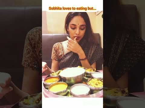 Sobhita loves to eating but.. 😏 #shortsviral #shortfeed #sam #sobhitadhulipala #trendingshorts