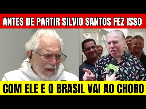 😭TRISTE!! CARLOS ALBERTO REVELA O QUE O SILVIO SANTOS FEZ ANTES PARTIR QUE NINGUÉM IMAGINAVA