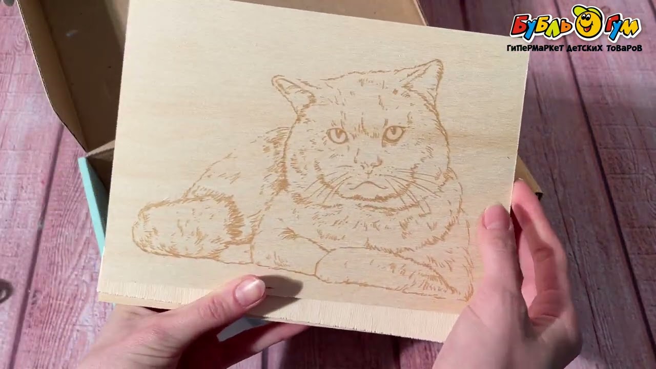 Электроприбор для выжигания по дереву Десяток королевство Узор-10к - видео