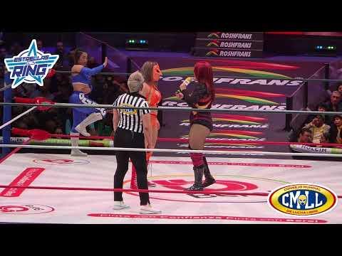 Retos entre Dark Silueta vs Lluvia por el Campeonato CMLL Japón