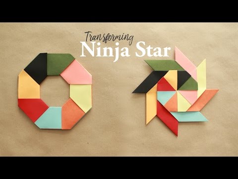 How to make : Transforming Ninja Star - YouTube