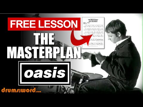 ★ The Masterplan (Oasis) ★ Free Video Drum Lesson | How To Play SONG (Alan White)