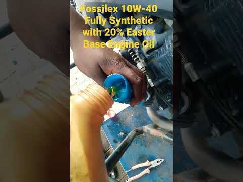 Fossilex 10W-40 Fully Synthetic with 20% Easter Base Engine Oil