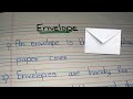 Understanding Envelopes and Their Uses