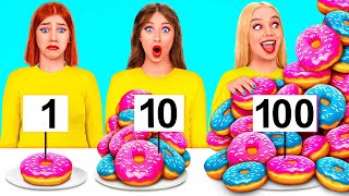 100 Layers of Food Challenge | Funny Kitchen War by TeenDO Challenge