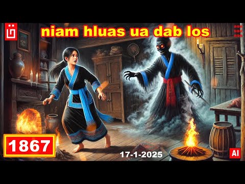 dab hais hmoob - 1867 - 17-1-2025 niam hluas ua dab los, ผีน้องสาว, The Ghost sister.