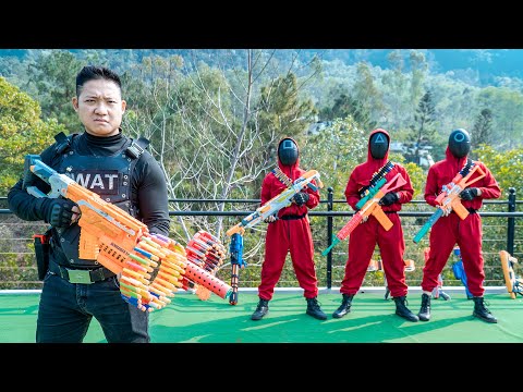 LTT Nerf War : SEAL X Nerf Guns Are Suddenly Attacked By Dr. Lee Squid Game Army,Doomsday Party!