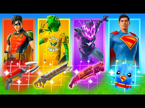 BOSS SUPER HÉRO Aléatoire Challenge sur Fortnite !