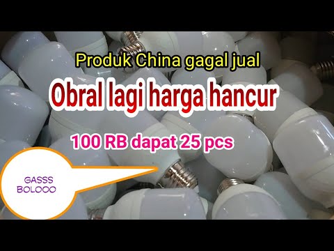 Pabrik lampu jual rugi || OBRAL cuci gudang Keiano T 5 Watt Muraahh