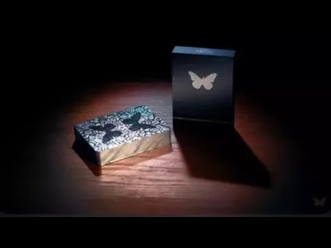 BUTTERFLY BLACK AND SILVER MARKED (GILDED)