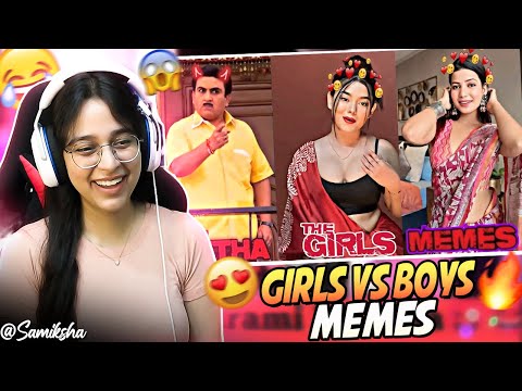 Dank Indian Memes Reaction🤣| Trending Memes | Indian Memes Compilation | Antim Page |Samiksha Sengar