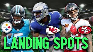 All Free Agency Landing Spots for NFL Fantasy Football!