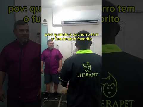 Quando o cachorro tem funcionário preferido 😂❤️@loucoporpetcaxias