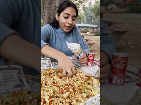 पूरे हफ्ते की थकान aur🌶️ तीखी देसी धमाका भेल पुरी  @zoo 😋#shorts #viral #trending #food #love