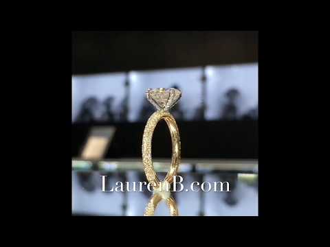 2 carat Oval Moissanite Engagement Ring
