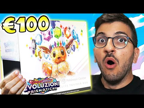 €100 al DAY 1 - APRO il SET ALLENATORE FUORICLASSE di EVOLUZIONI PRISMATICHE - Carte Pokemon