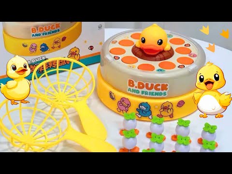 1 Minute Satisfying with Unboxing & Review Bouncing Duck Carousel Toy | ASMR Videos no music