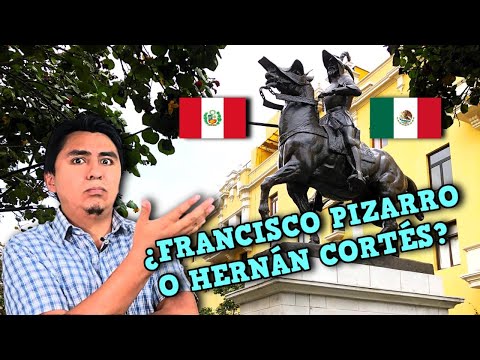 Estatua de Francisco Pizarro en Lima ¿es en realidad Hernán Cortés?