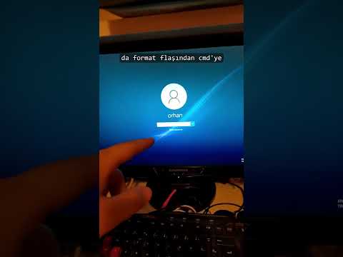 Yapışkan tuşlar ile Windows Şifresi Kırmak