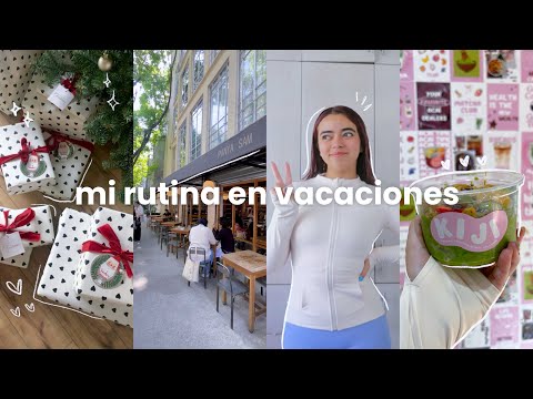 mi rutina en vacaciones // un día conmigo