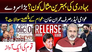 Shocking Popularity Revealed: Imran Khan Tops the List! || Imran Riaz Khan VLOG