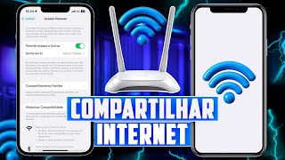 Como COMPARTILHAR Internet do CELULAR para QUALQUER Outro Smartphone (Fácil e Rápido!)