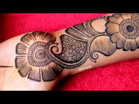 New BIG & Bold Flower Mehndi Design for Wedding 2023 | Mehandi ka design | Mehndi Designs