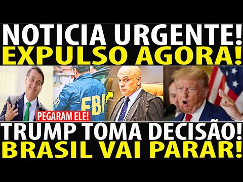 B0MBA! M0RAES ACABA DE SER EXPULS0! CORRE AGORA ESSA NOTICIA! TRUMP REAGE APÓS PASSAPORTE NEGADO!