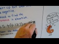 Subtracting Integers in Word Problems