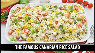 The Famous RICE SALAD from the Canary Islands | Ensalada de Arroz y Menta