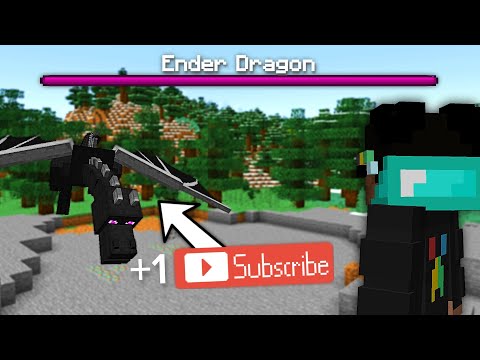 Minecraft, But Subscribing Spawns An Ender Dragon (LIVE)