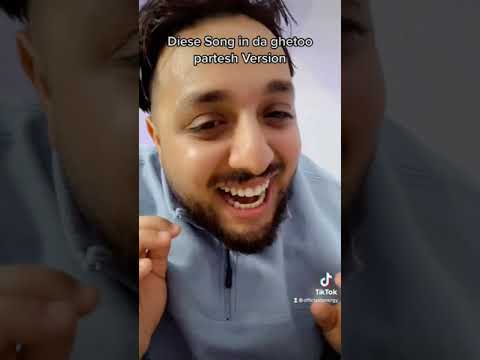 partesh singt ein tiktok Trend nach mit eigene Text diese