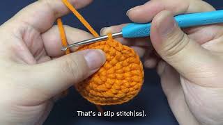 8. Slip stitch (ss)