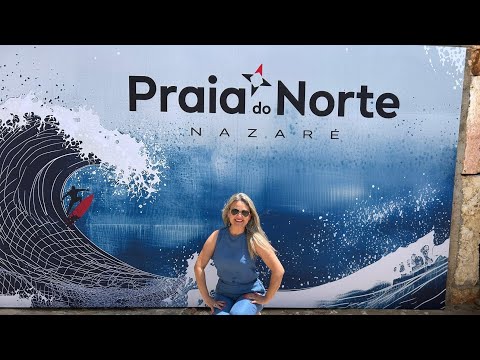 Nazaré. Local das ondas gigantes em Portugal. Toda vila para vocês conhecerem! Video n° 1191