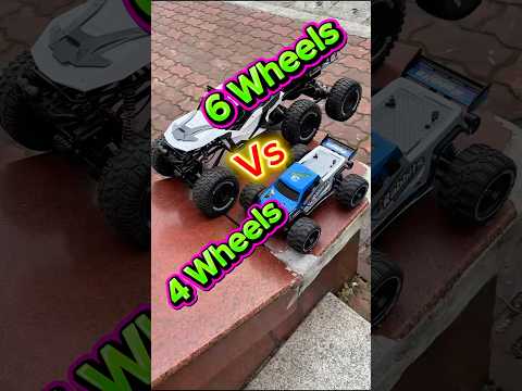6 Wheels vs 4 Wheels RC Car Hill Climb Challenge – Who Wins?